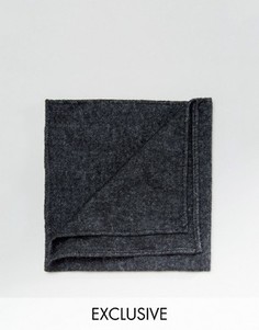 Черный платок для нагрудного кармана Reclaimed Vintage - Черный