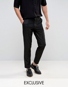 Кружевные брюки Reclaimed Vintage - Черный