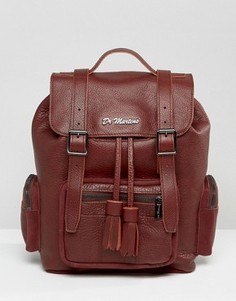 Свободный кожаный рюкзак Dr Martens - Коричневый