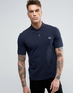 Темно-синее поло из ткани пике Fred Perry REISSUES The Original M3 - Темно-синий