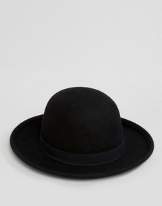 Мягкая фетровая шляпа ASOS - Черный