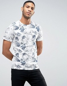 Футболка с цветочным принтом Jack &amp; Jones Originals - Белый