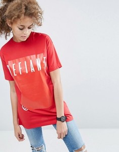 Футболка с принтом ASOS - Красный