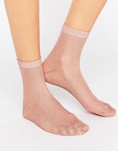 Носки с блестками ASOS - Розовый