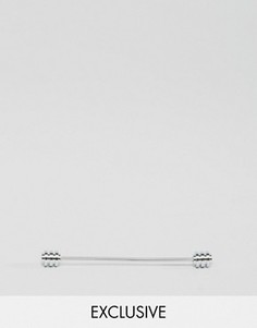 Булавка для воротника Reclaimed Vintage - Серебряный