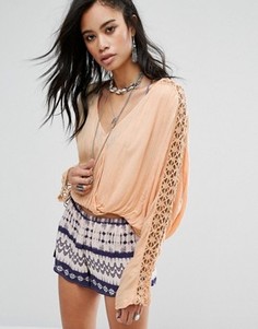 Топ Free People Runaway - Розовый