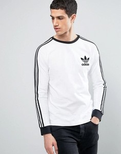 Белый лонгслив adidas Originals California BK5863 - Белый