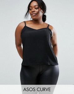 Топ ASOS CURVE - Черный