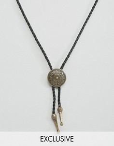 Ожерелье с монетой Reclaimed Vintage - Золотой