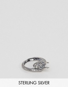 Серебряное кольцо с драконом ASOS - Серебряный