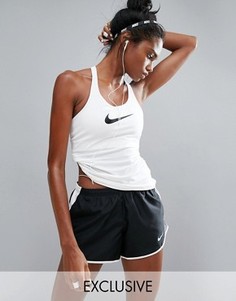 Майка узкого кроя с поддержкой Nike Training Dry - Белый