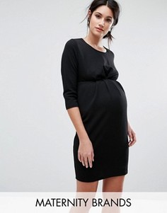 Приталенное платье New Look Maternity - Черный