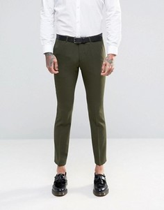 Супероблегающие стретчевые брюки Noose &amp; Monkey - Зеленый