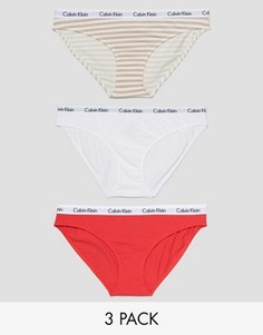 Набор из 3 трусиков‑бикини Calvin Klein Carousel - Мульти