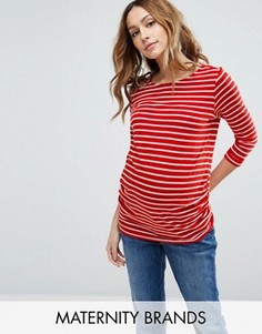 Топ в разноцветную полоску New Look Maternity - Мульти