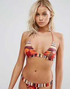 Бикини с треугольными чашечками и принтом Minkpink - Мульти