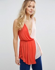 Топ Free People Last Night - Оранжевый