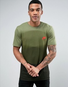 Зеленая футболка с градиентным принтом Nike 834737-387 - Зеленый