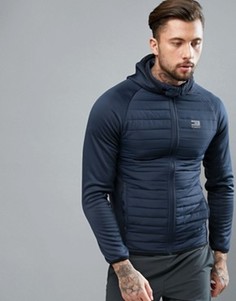 Стеганая куртка с капюшоном Jack &amp; Jones Tech - Темно-синий
