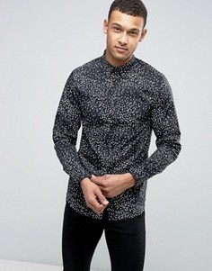 Узкая рубашка с принтом Jack &amp; Jones Premium - Черный