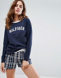 Трикотажный топ Tommy Hilfiger - Синий