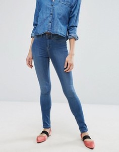 Облегающие джинсы с классической талией Vero Moda - Синий