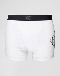 Боксеры-брифы с логотипом Calvin Klein - Белый