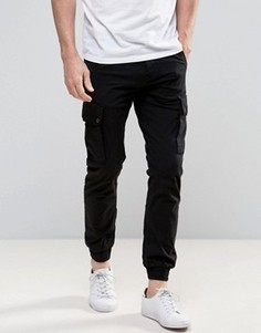 Узкие брюки с манжетами Jack &amp; Jones Intelligence - Черный