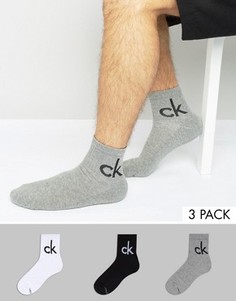 3 пары носков разных цветов Calvin Klein - Мульти