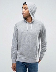 Серое меланжевое oversize‑худи ASOS - Серый