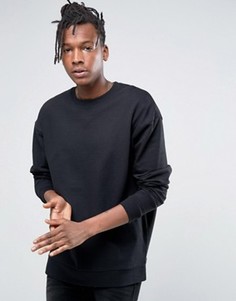 Черный oversize‑свитшот ASOS - Черный