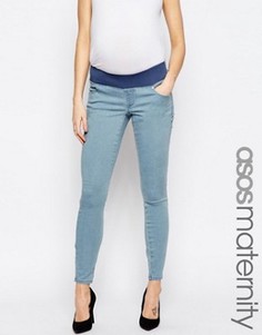 Выбеленные джинсы для беременных ASOS Maternity Sculpt Me Premium - Зеленый