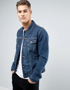 Синяя джинсовая куртка ASOS - Синий