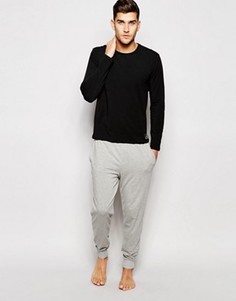 Джоггеры кроя слим с манжетами Calvin Klein - Серый