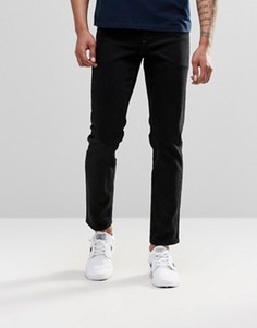 Черные стретчевые джинсы слим из денима плотностью 12,5 унций ASOS - Черный