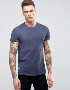 Футболка с маслянистым эффектом Religion - Синий