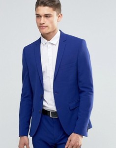 Супероблегающий пиджак Selected Homme - Синий