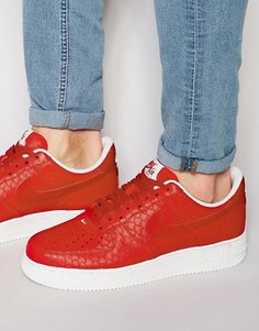 Красные кроссовки Nike Air Force 1 07 Lv8 718152-606 - Красный