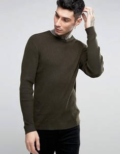 Джемпер в рубчик ASOS - Зеленый