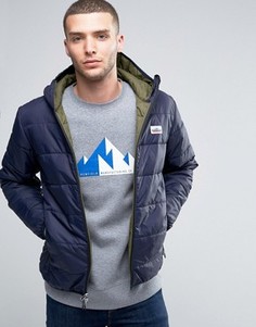 Стеганая куртка с капюшоном Penfield Mackinaw - Темно-синий