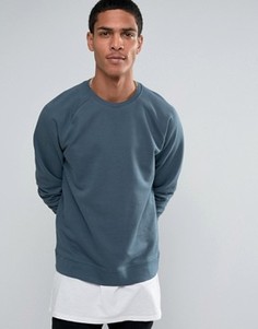 Сине-серый свитшот ASOS - Серый