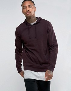 Бордовое худи ASOS - Красный