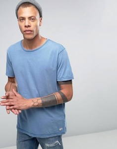 Футболка с эффектом кислотной стирки Quiksilver - Синий