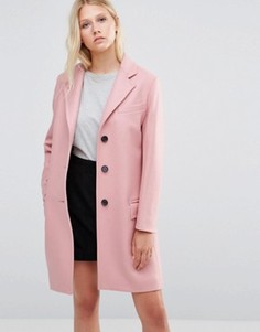 Розовое пальто Gloverall Chesterfield - Розовый