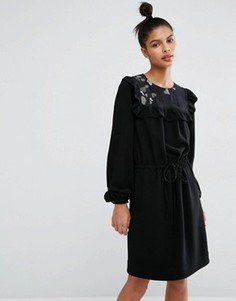Платье из крепа Sonia By Sonia Rykiel See Through Heart - Черный
