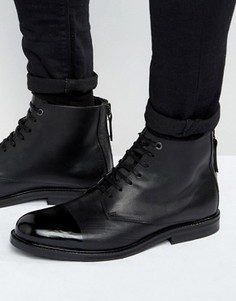 Кожаные ботинки на шнуровке KG Kurt Geiger Chalker - Черный