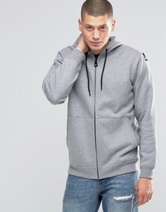 Серое худи на молнии adidas Originals EQT AY9229 - Серый