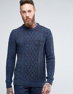 Джемпер с карманом на груди ASOS - Темно-синий