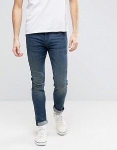 Зауженные джинсы с выцветшим эффектом Cheap Monday 1Yr - Синий