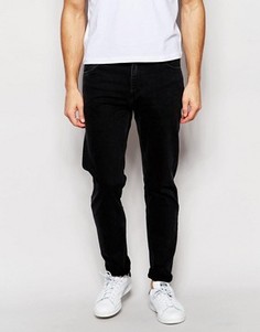 Черные суженные джинсы с заниженным шаговым швом Weekday Sunday - Черный